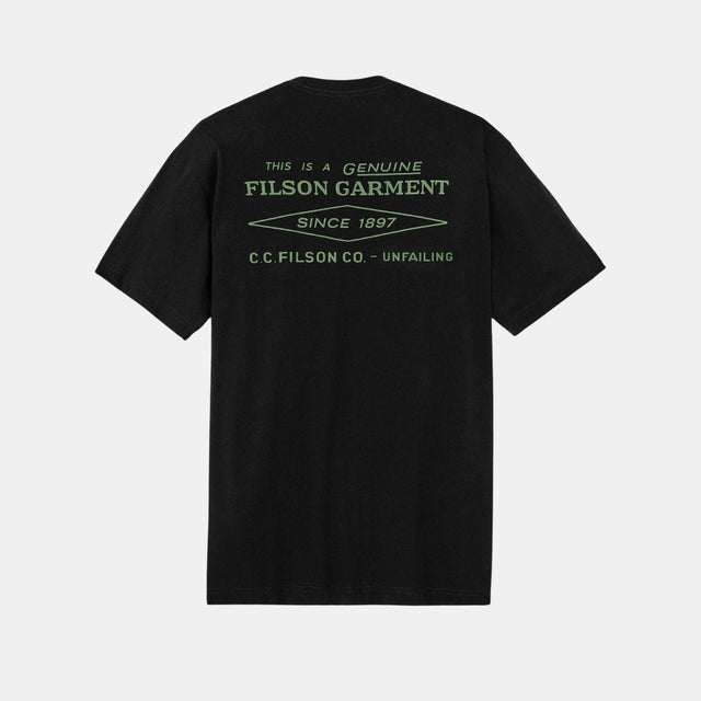 Filson S/S Diamond Graphic Black