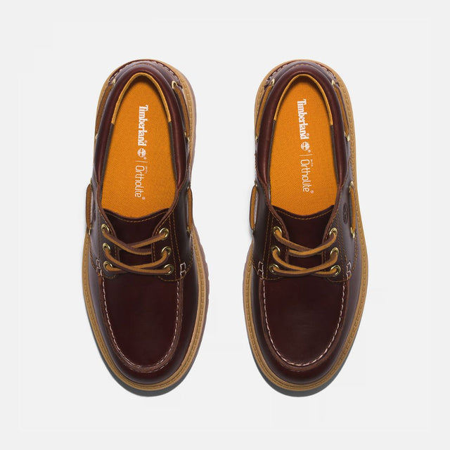 Timberland Stone Street Platform Boat Shoe Dark Brown