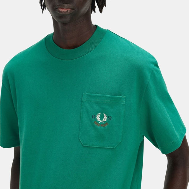 Fred Perry Relaxed 1952 T-Shirt Label Green
