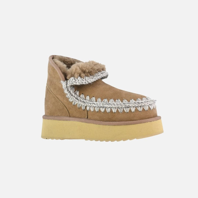 Mou Mini Eskimo Platform Boot Dark Stone