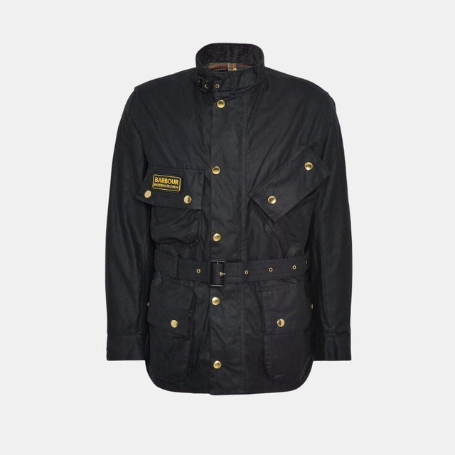 Barbour International Original Waxed Jacket Black