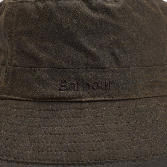 Barbour Wax Bucket Hat Olive