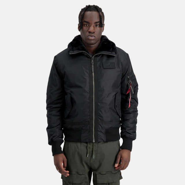Alpha Industries B-15 III TT Two Tone Bomber Jacket Black