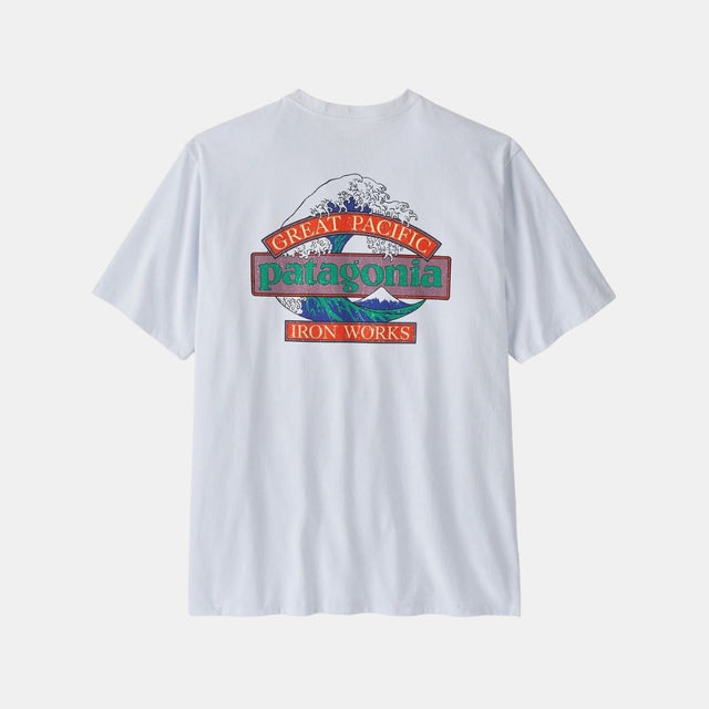 Patagonia Men's Great Waves Responsibili Tee White