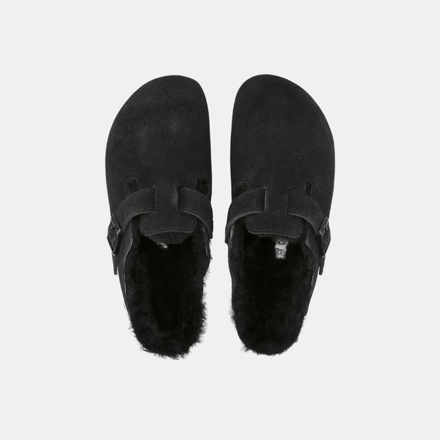 Birkenstock Boston VL Shearling Unisex Black