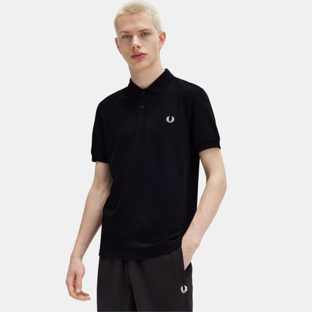 Fred Perry Polo M6000 Black & Snow White