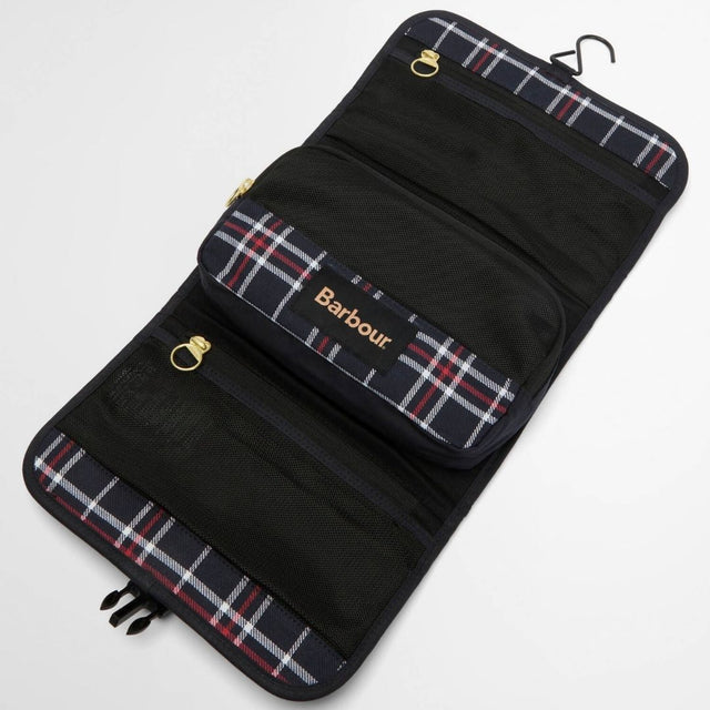 Barbour Transport Hanging Washbag Navy