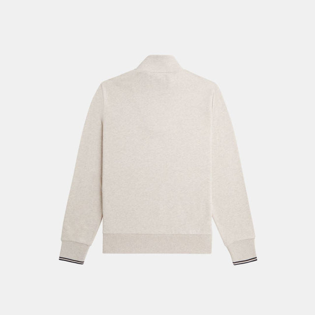 Fred Perry Half Zip Sweatshirt Porridge Marl
