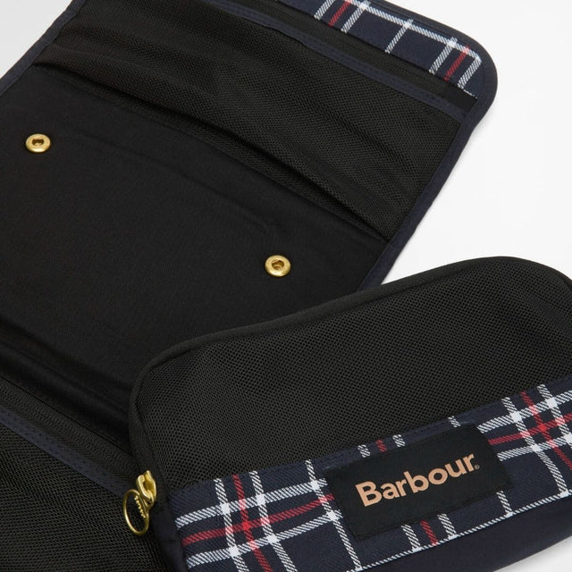Barbour Transport Hanging Washbag Navy