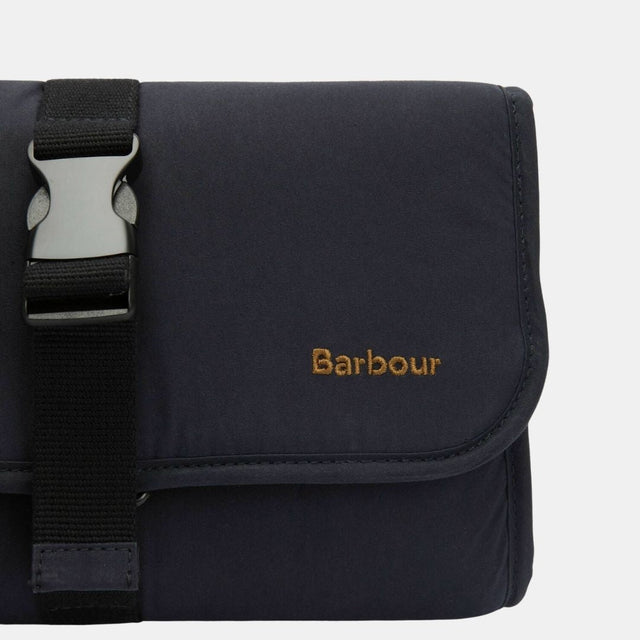 Barbour Transport Hanging Washbag Navy