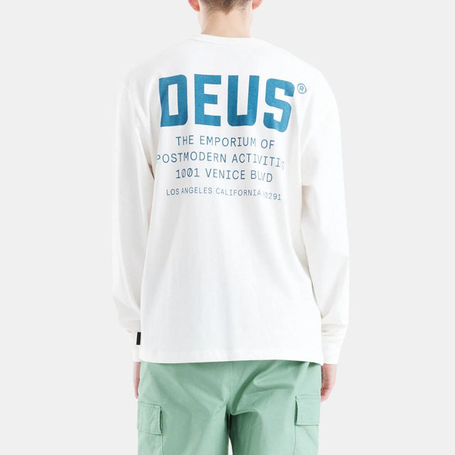 Deus Ex Machina Jones Ls T-Shirt Vintage White