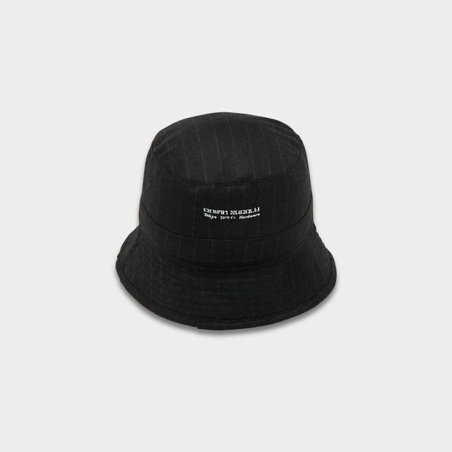 Edwin Bucket Hat Lined Black
