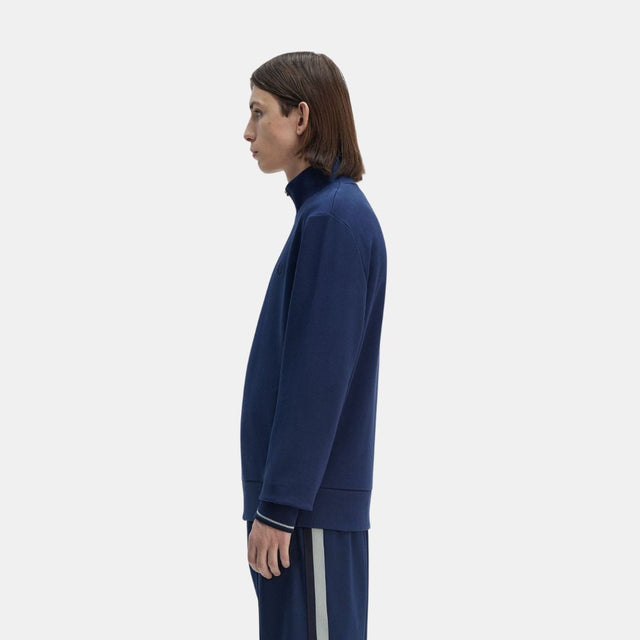 Fred Perry Half Zip Sweatshirt Tennis Blue