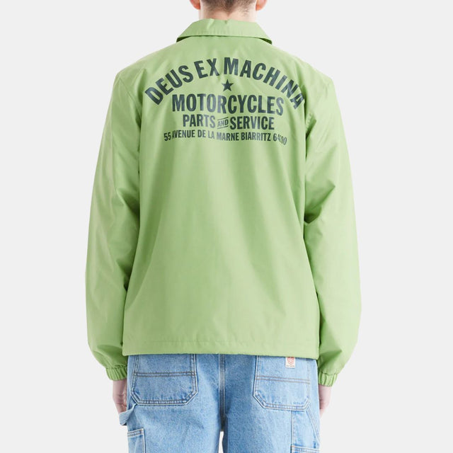Deus Ex Machina Biarritz Coach Jacket Tendril Green