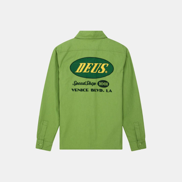 Deus Ex Machina Tin Lizzie Shirt Tendril Green