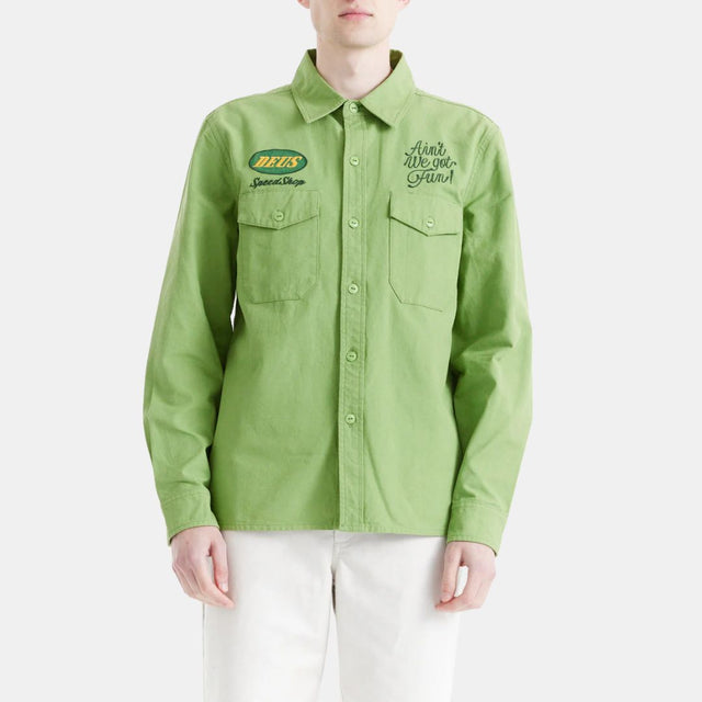 Deus Ex Machina Tin Lizzie Shirt Tendril Green