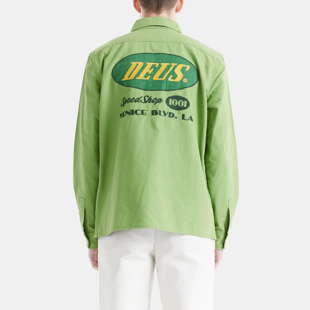 Deus Ex Machina Tin Lizzie Shirt Tendril Green