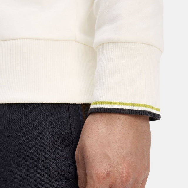 Fred Perry Crew Neck Sweatshirt Ecru-Grey