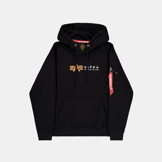 Alpha Industries Alpha Label Hoodie Black