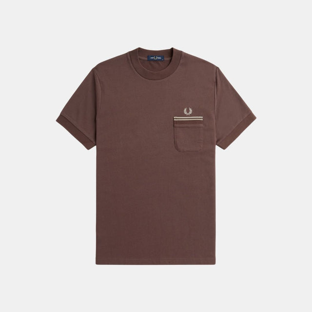 Fred Perry Pocket T-Shirt Carrington Brick