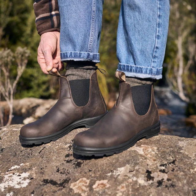 Blundstone 2340 Elastic Sided Boot Lined Brown