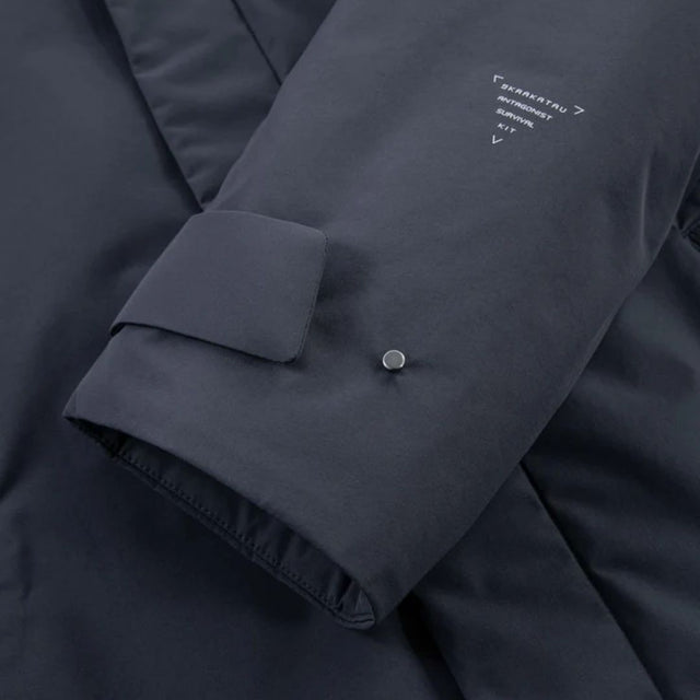 Krakatau Bleriot Trench Coat Qm549 Dark Night