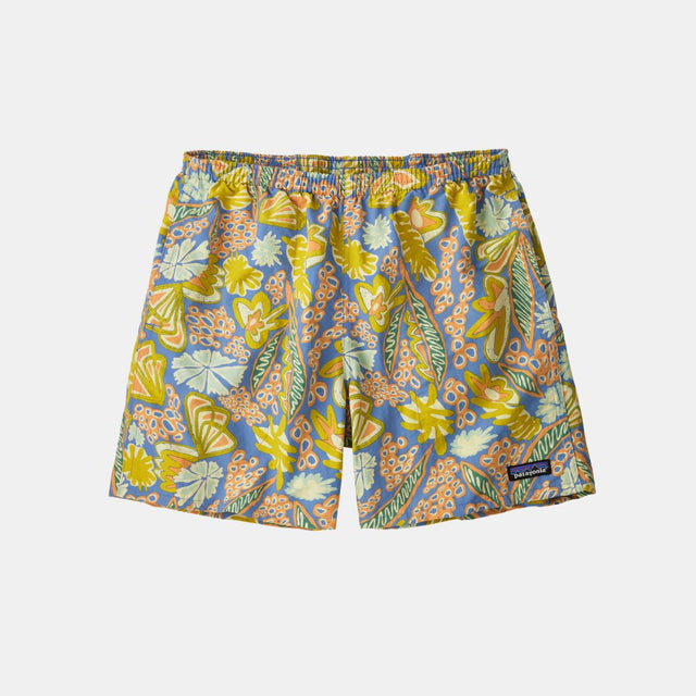 Patagonia Men's Baggies Shorts 5 In Flourish Abundant Blue