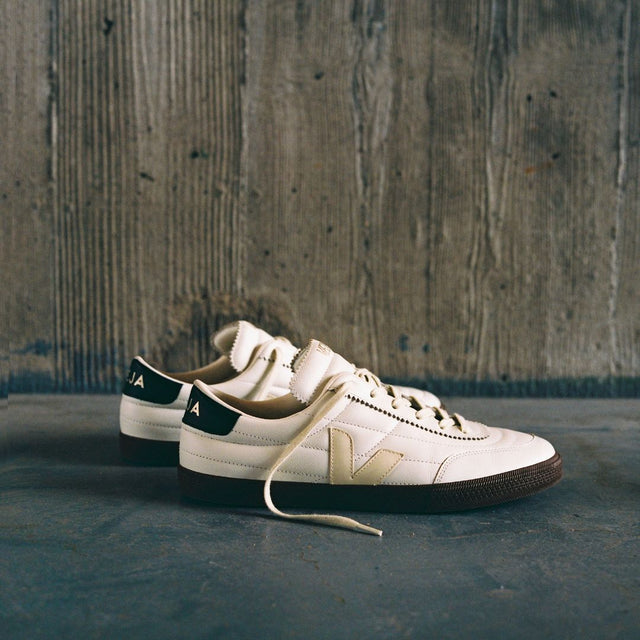 Veja Men's Panenka O.T. Leather White Black Bark