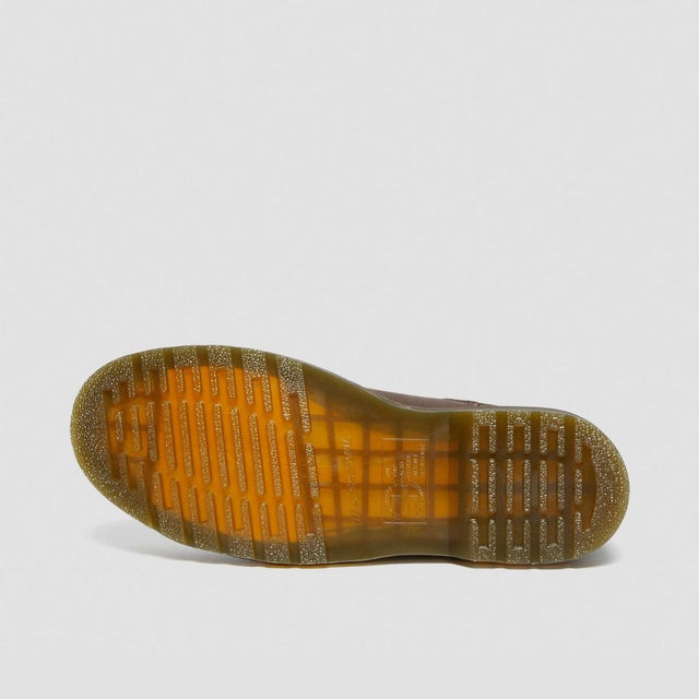 Dr. Martens Chelsea 2976 Yellow Stitch Men's Crazy Horse Dark Brown