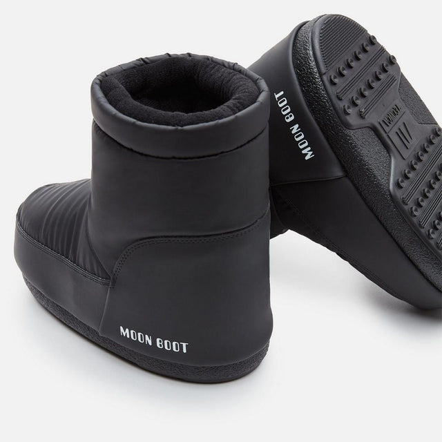 Moon Boot Icon Low No Lace Rubber Black