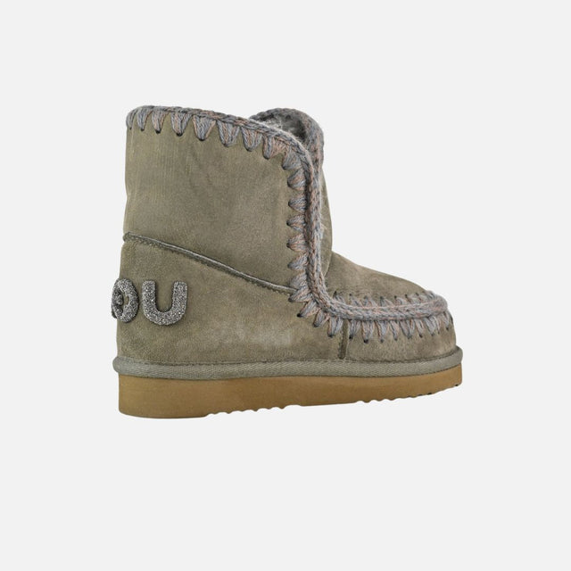 Mou Eskimo 18 Glitter Logo Black Olive