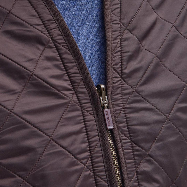 Barbour Polarquilt Waistcoat-Zip Bark