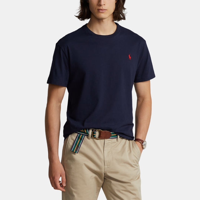 Ralph Lauren Custom Slim Fit Jersey Crewneck T-Shirt Ink