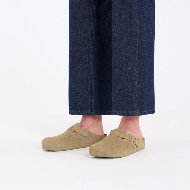 Birkenstock Boston Bs Faded Khaki Narrow