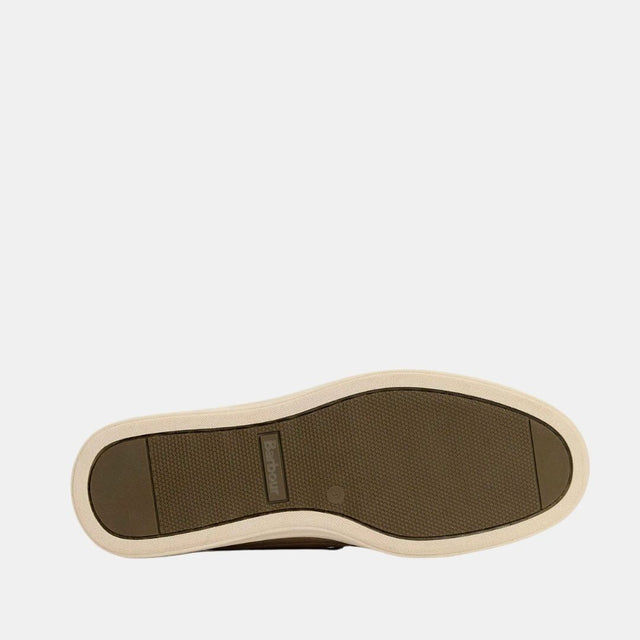 Barbour Rothley Boat Shoe Taupe Suede