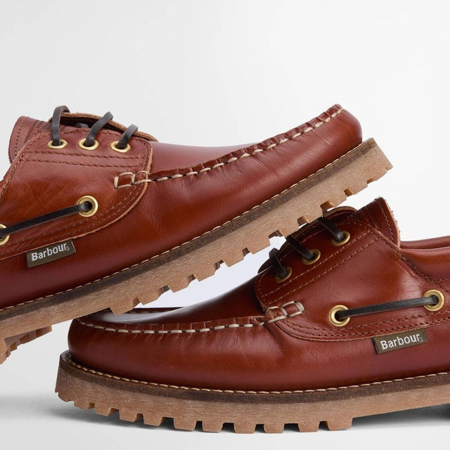 Barbour Deck Boat Shoe Tan