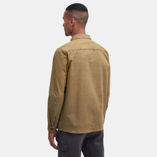 Barbour International Harris Overshirt Olive Branch
