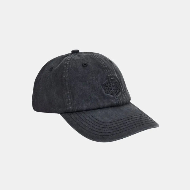 Deus Ex Machina Shield Garmen Dyed Dad Cap Black