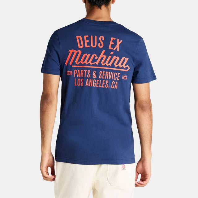 Deus Ex Machina Orbite T-Shirt Mechanic Blue