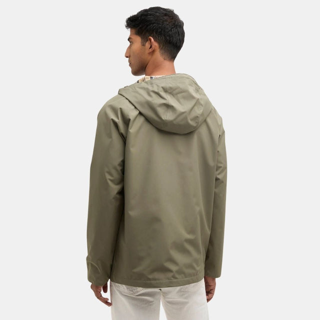 Barbour Hooded Domus Waterproof Jacket Dusty Olive
