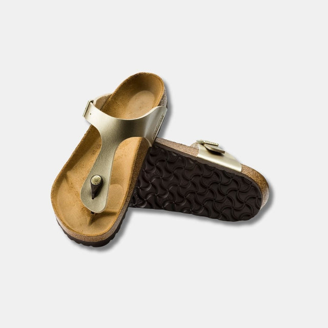 Birkenstock Gizeh Birko-Flor Women's Gold