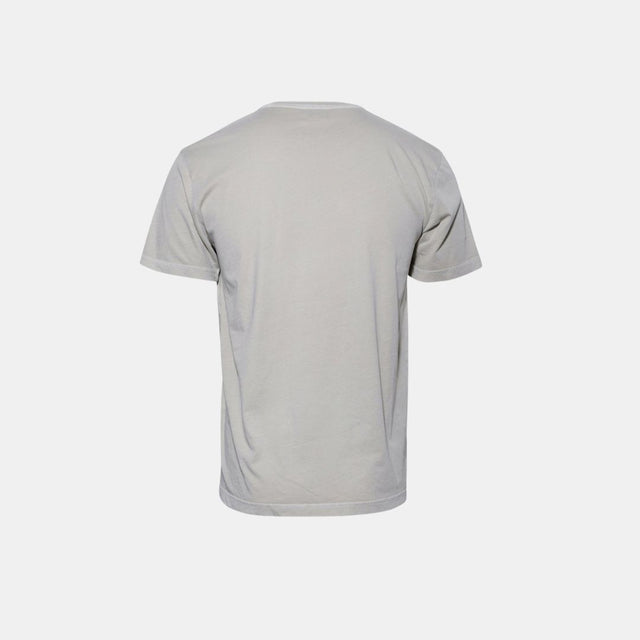 Woolrich Leichtes, stückgefärbtes T-Shirt in Salbeigrün