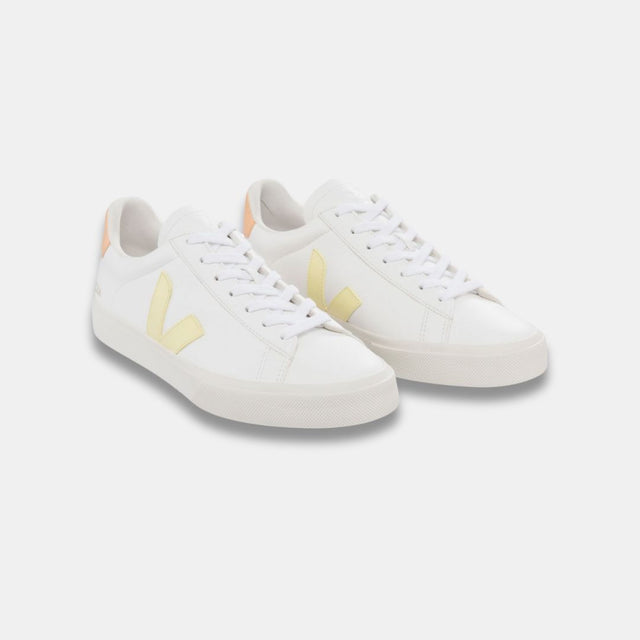 Veja Herren Campo Chromefree Extra White Sun Peach