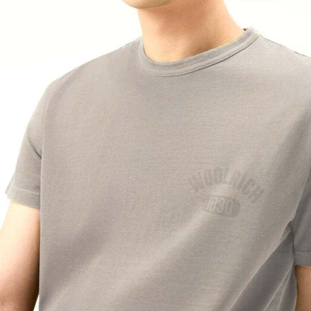 Woolrich Garment Dyed Logo T-Shirt Rope