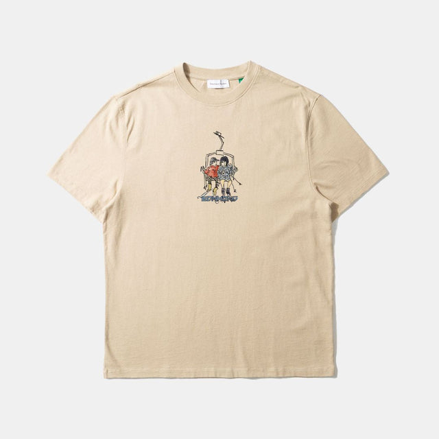 Edmmond Studios T-Shirt Chairlift Plain Tan
