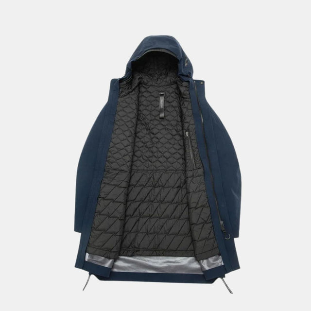 Krakatau Planck Liner Parka Qm552 Navy Blue