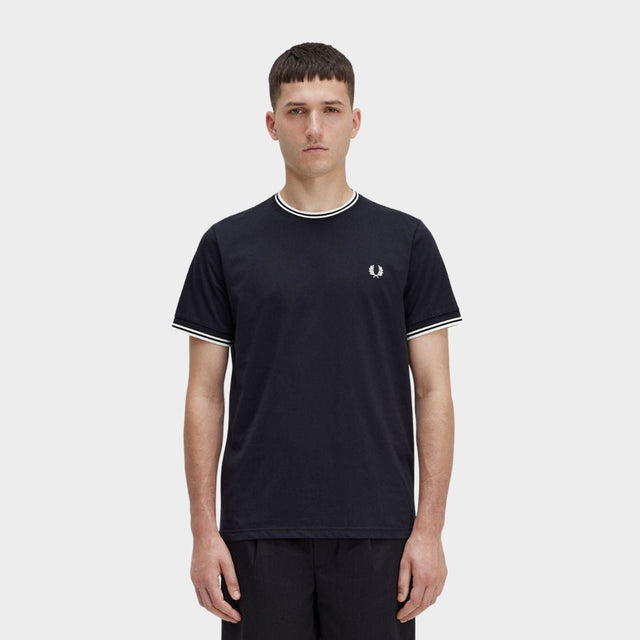 Fred Perry T-Shirt Twin Tipped Black