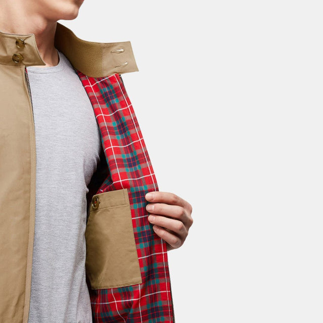 Baracuta Harrington G9 Stoff Hellbraun