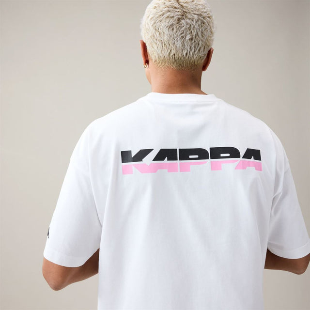 Kappa Authentic Surya White-Black-Pink Prism
