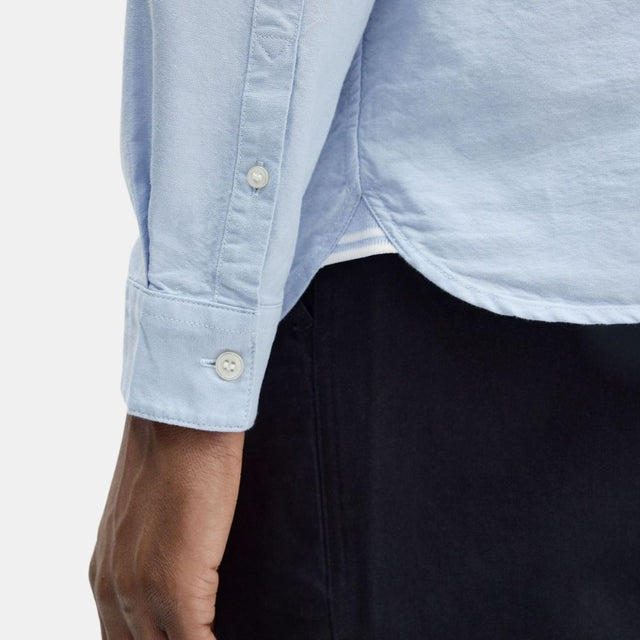 Fred Perry Oxford Shirt M5516 Light Smoke